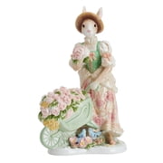 Fitz and Floyd Vitas Garden Rabbit Earthenware Decorative Figurine