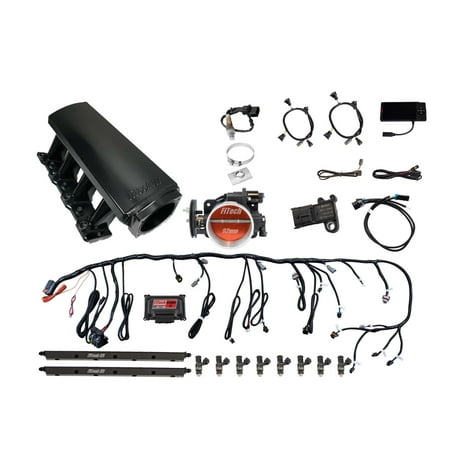 FITech Fuel Injection 70006 Ultimate LS EFI Induction System LS Truck Cathedral