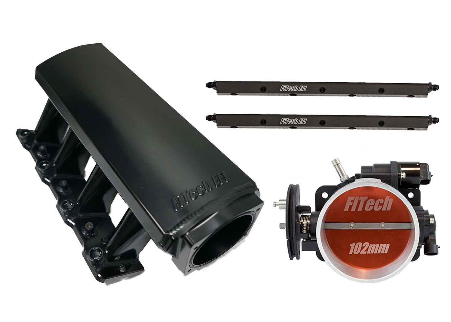 FITech Fuel Injection 70076 Loaded Intake Manifold LS1 Truck Cathedral Port 750