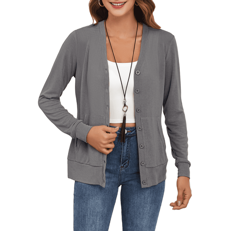 Simple Pocket Long Sleeve Cardigan Outwear Simple Pocket Long Sleeve Cardigan Outwear