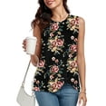 thumbnail image 1 of FIUFY Womens Tank Tops Summer Casual Sleeveless Cute Twist Knot Shirt Blouse Tunics, 1 of 4