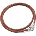 thumbnail image 2 of Lot Of 8 Surfer Hemp Leather Braided Wristband Bracelets – Multi-Color, Adjustable, Unbranded 2 of 6
