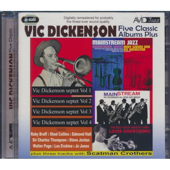 FIVE CLASSIC ALBUMS PLUS (VIC DICKENSON SEPTET #1/#2/#3/#4/MAINSTREAM JAZZ) * [CD] [1 DISC]
