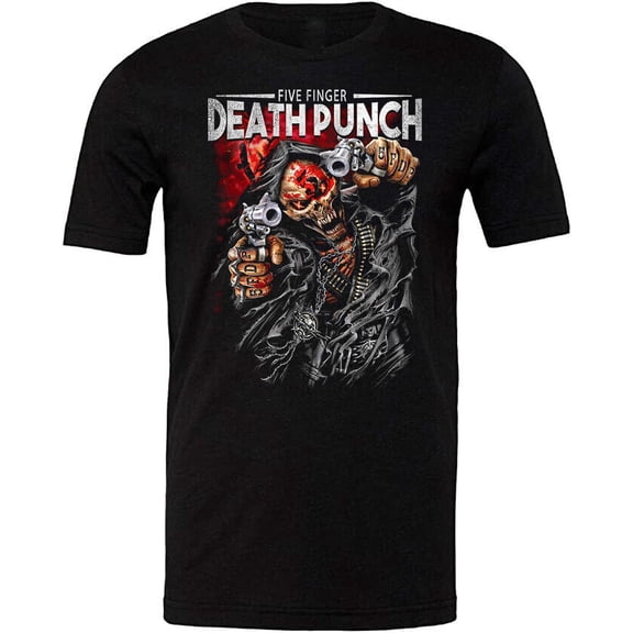 FIVE FINGER DEATH PUNCH BLACK T Shirt Full Size S-3XL