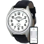 FIVE SENSES - Bluetooth Atomic Talking Watch for Visually Impaired - App Controlled 2nd Gen Atomic Wrist Watch for Blind and Seniors with Large Numbers Model 1739A