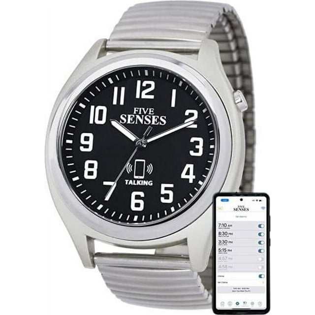 FIVE SENSES Bluetooth Atomic Talking Watch for Visually Impaired