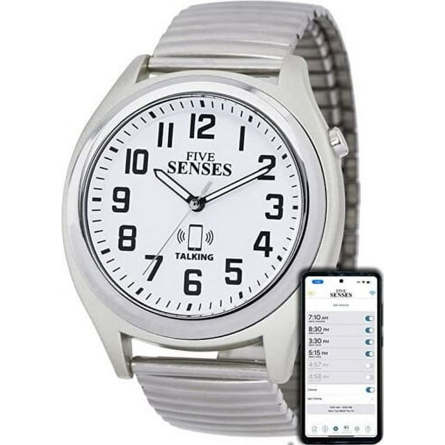 Five Senses App Controlled Bluetooth Atomic Talking Watch for Elderly