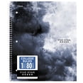 thumbnail image 1 of Five Star 1 Subject College Ruled Spiral Notebook with Study App, 8.5" x 11", Storm Cloud Design, 80 Sheets, 1 of 7