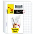 thumbnail image 1 of FIVE STAR Insertable Graph Ruled Paper, 11", Graph Paper with T-tabs, White, 75 Sheets, 3 Count, 1 of 8