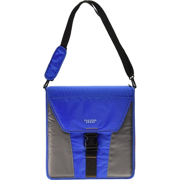 FIVE STAR Vertical Flip 5-Pocket 2" Zipper Binders with Padded Pocket, Assorted Colors