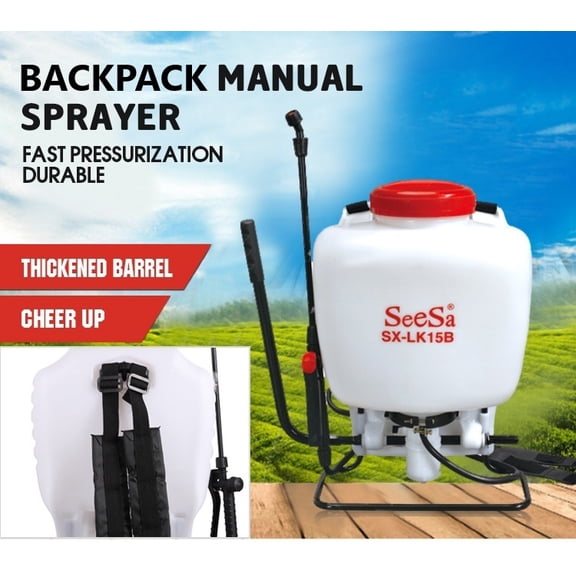 FIVO 4 Gallon Pump Pressure Backpack Sprayer with 4 Nozzles for Lawn & Garden Click to see full view FIVO 4 Gallon Battery Powered Backpack Sprayer with 4 Nozzles for Lawn & Garden