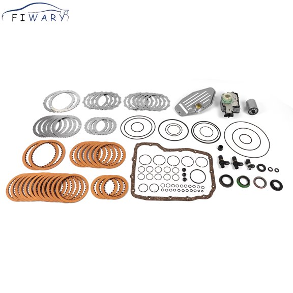 FIWARY 1 Set Transmission Master Rebuild Kit with Filter Friction Steel Plates 45RFE 545RFE 65RFE Fit for 2007-2009 Aspen, 2006-2017 Dakota Durango 1500 Wrangler