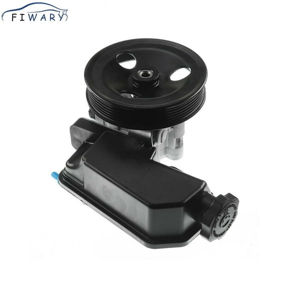 FIWARY 1pc Power Steering Pump w/ Pulley & Reservoir For 2005-2007 Dodge Dakota 21-5429