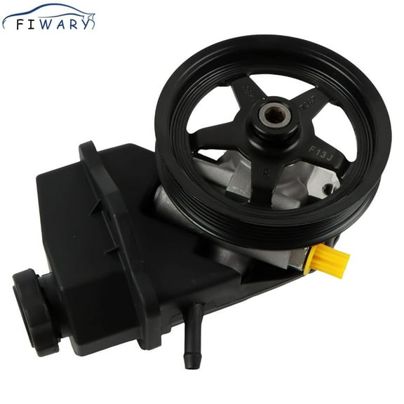 FIWARY 20-69989 Power Steering Pump with Reservoir Pulley Fits for 2006-2011 Impala V6 3.5L,for 2006-2007 Monte Carlo V6 3.5L