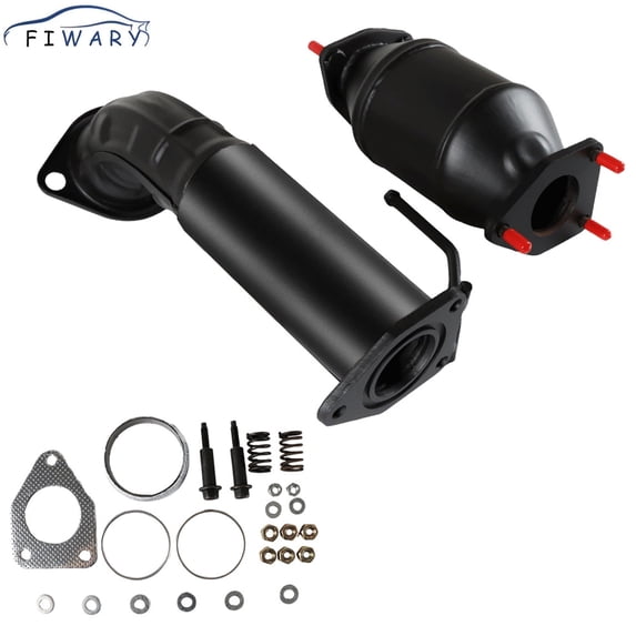 FIWARY 2pcs Catalytic Converter Fit for Honda Accord 2.4L 2008-2012 Rear 642118