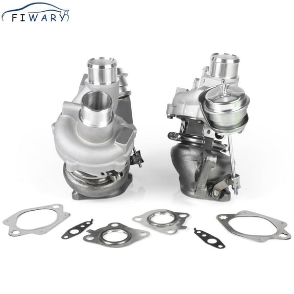 FIWARY 2pcs Turbo Turbocharger For Ford F150 F-150 V6 3.5L 2013-2016 DL3E6C879AD DL3E6K682AE
