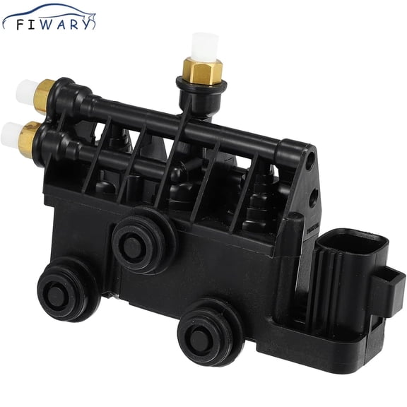 FIWARY Air Suspension Valve Block Suitable for LR3 2005-2009 LR4 2010-2016 Sport 2006-2013 Front or Rear Air Suspension Solenoid Valve Replace RVH000095 RVH000055