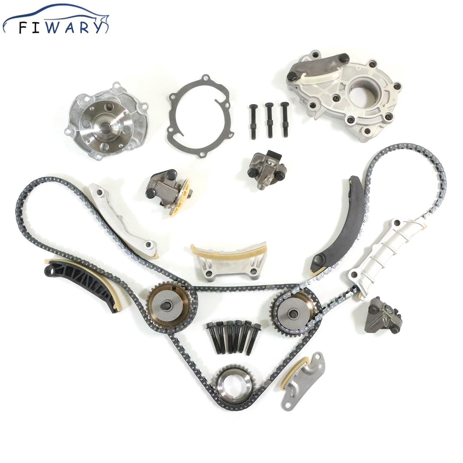Timing Chain Kit For 2007-2015 GM 3.6L & 3.0L DOHC – Cadillac, Buick, Chevy, Saturn, Pontiac (Happy19star HP85848)
