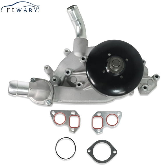 FIWARY Water Pump With Thermostat for Chevy Silverado Tahoe GMC Sierra Cadillac 4.8L 5.3L 6.0L AW5104