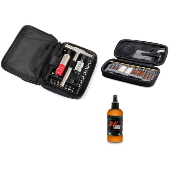 FIX IT STICKS 15-65in Multi-Torque Driver Kit w/ GRITR Multi-Caliber Cleaning Kit and GRITR Gun Cleaner & Lubricant