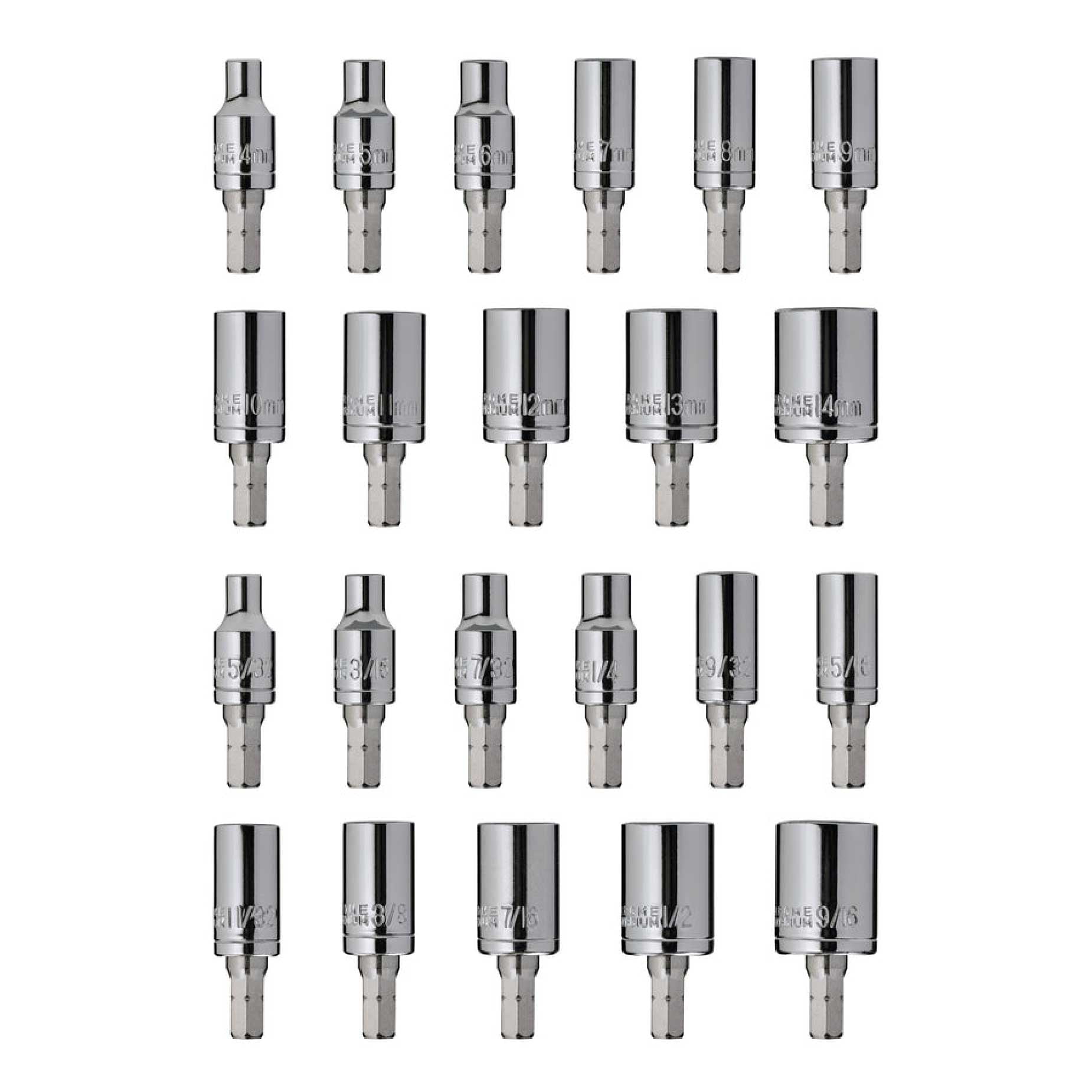 FIX IT STICKS All-Purpose 22-Pieces 1/4in Drive Socket Tool Set (FISAPK-SS22P)