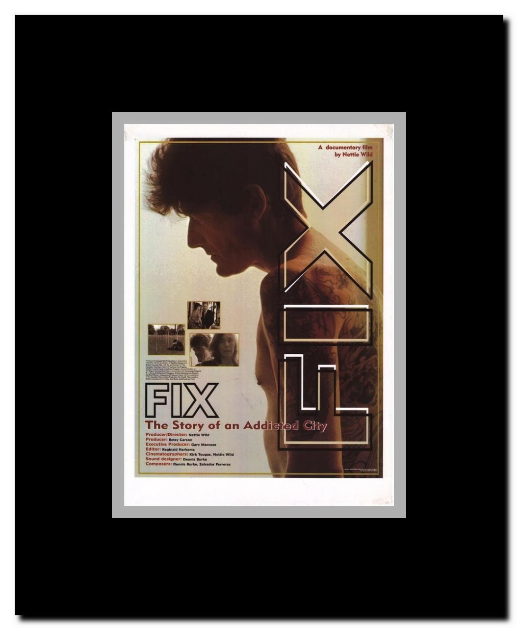 FIX: The Story of an Addicted City Framed Movie Poster