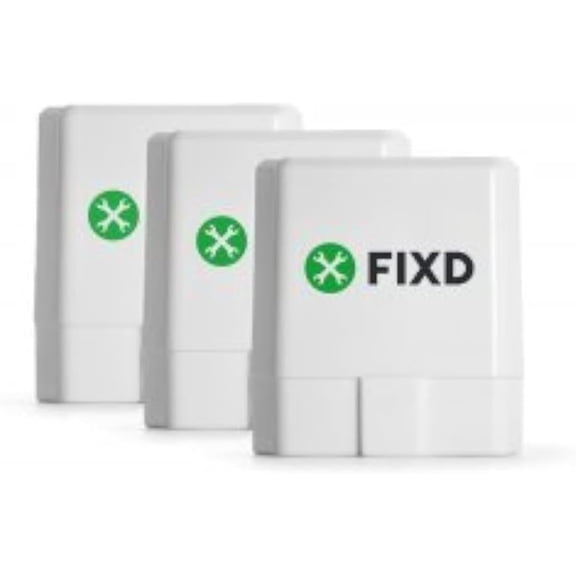 FIXD Bluetooth OBD2 Scanner for iPhone & Android - Diagnostic Scan Tool for Repairs and Car Buying - Check Engine Code Reader & Enhanced Codes - (3 Pack w/Free 14-Day FIXD Premium Bundle)