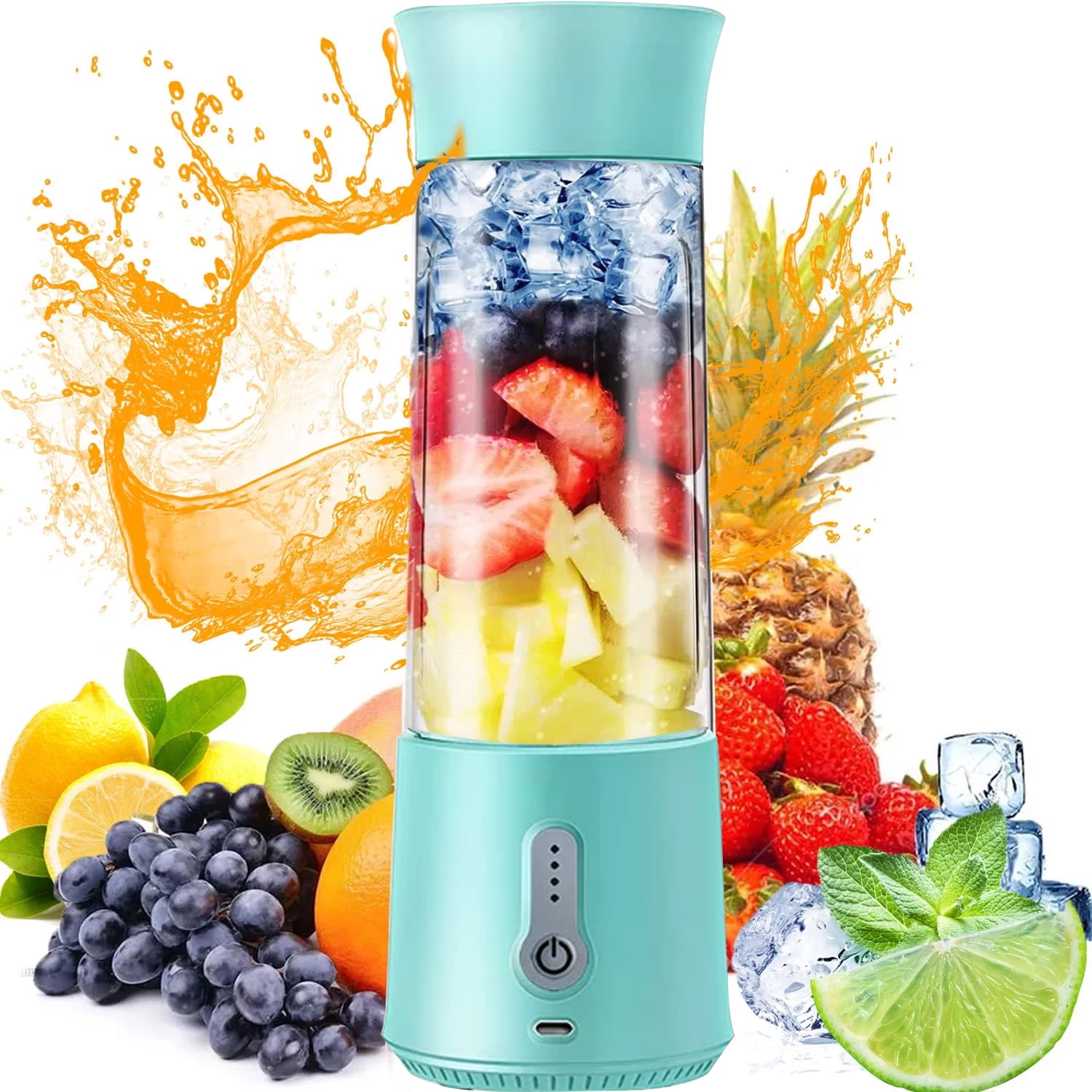 500ml USB Rechargeable Portable Juicer - Compact And Convenient