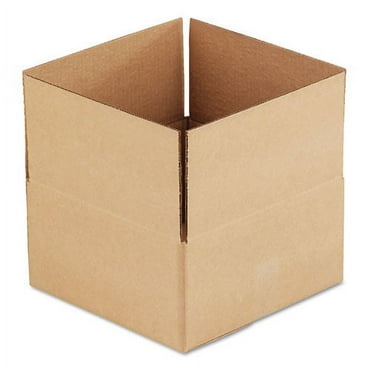 FIXED-DEPTH CORRUGATED SHIPPING BOXES, REGULAR SLOTTED CONTAINER (RSC), 12" X 12" X 6", BROWN KRAFT, 25/BUNDLE | Bundle of 10 Bundles