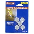 thumbnail image 1 of FIXON Round Metal Hooks | Set of 5 | Self-Adhesive | Versatile & Durable | Ideal for Home & Office | Space Saver | Contemporary Design, 1 of 2