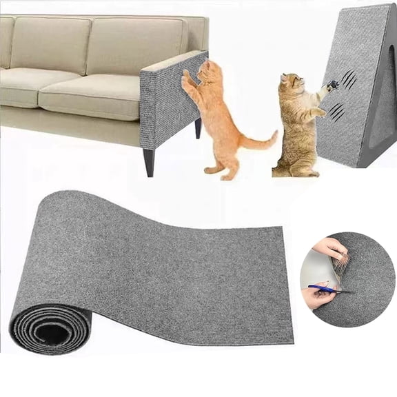 FIXPARTS Cat Scratch Furniture Protector,Self-Adhesive Cat Scratch Pad,Couch Protector from Pet Claw