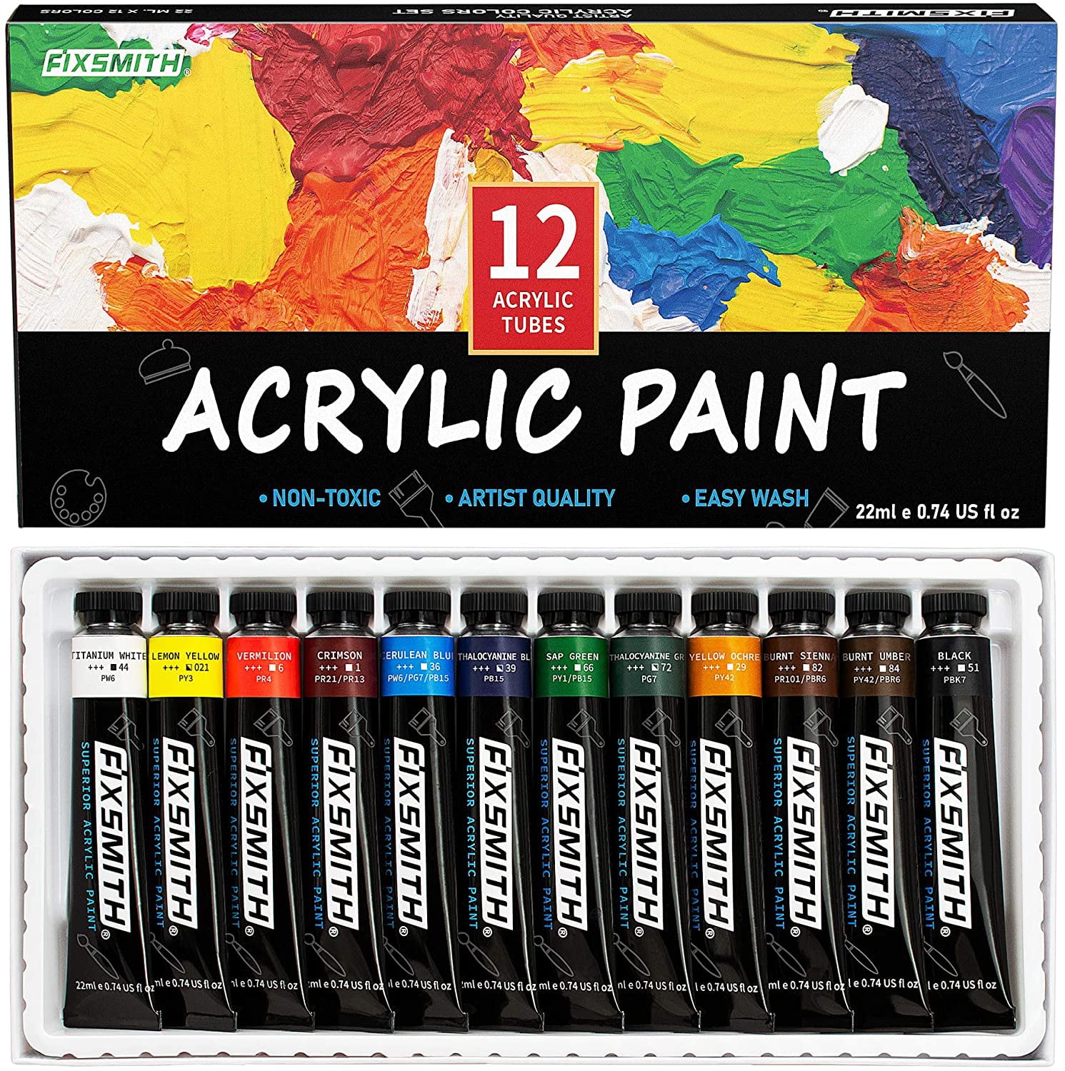 https://i5.walmartimages.com/seo/FIXSMITH-Acrylic-Paint-Set-12-Colors-Tubes-0-74-oz-22-ml-Storage-Box-Non-Fading-Toxic-Paints-Artists-Kids-Art-Supplies-Canvas-Wood-Fabric-Ceramic-Cra_1538f17a-775e-4d3e-ad1a-bad604a88384.69125db1f13be4a527fd347c4767e9d6.jpeg