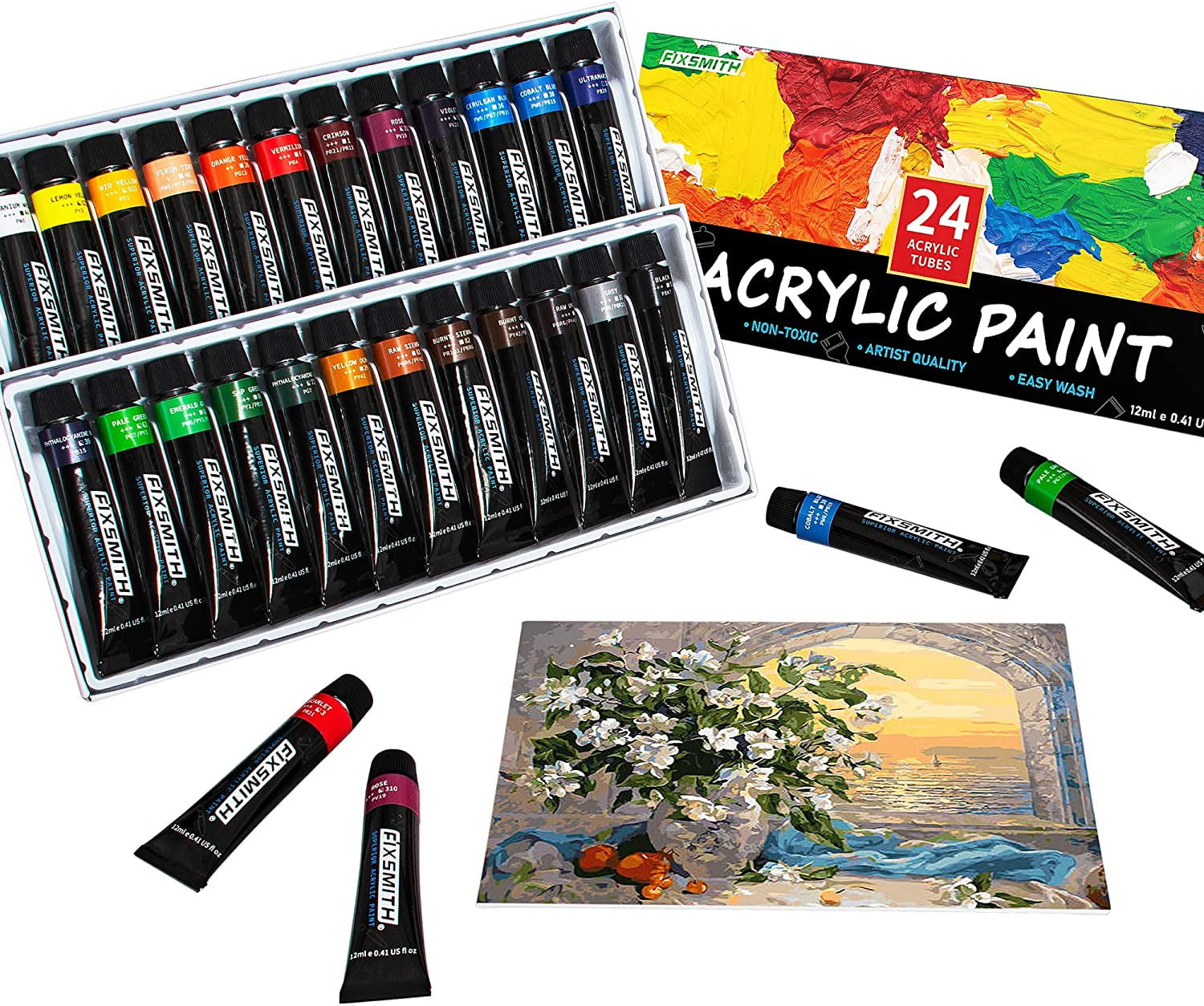 https://i5.walmartimages.com/seo/FIXSMITH-Acrylic-Paint-Set-24-Colors-Tubes-0-41-oz-12-ml-Storage-Box-Non-Fading-Toxic-Paints-Artists-Kids-Art-Supplies-Canvas-Wood-Fabric-Ceramic-Cra_ee2e07d6-4ccc-46ab-be8b-03a8eaabf1a0.6929458acb56f14e44239ec25e408f78.jpeg