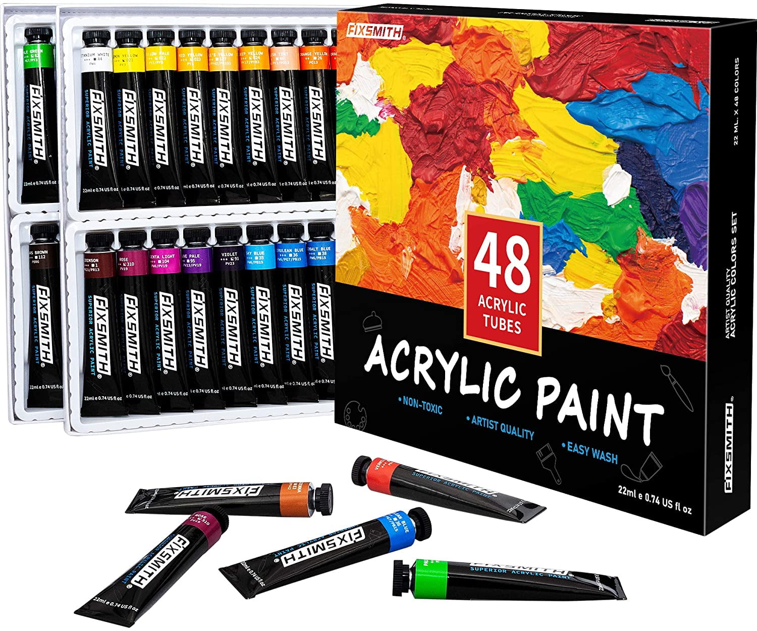 https://i5.walmartimages.com/seo/FIXSMITH-Acrylic-Paint-Set-48-Colors-Tubes-0-74-oz-22-ml-Storage-Box-Non-Fading-Toxic-Paints-Artists-Kids-Art-Supplies-Canvas-Wood-Fabric-Ceramic-Cra_21f12465-ad1b-49bb-aa16-e92482c1c5a9.3f3f4ef784c160b75f44a759f0c27efc.jpeg