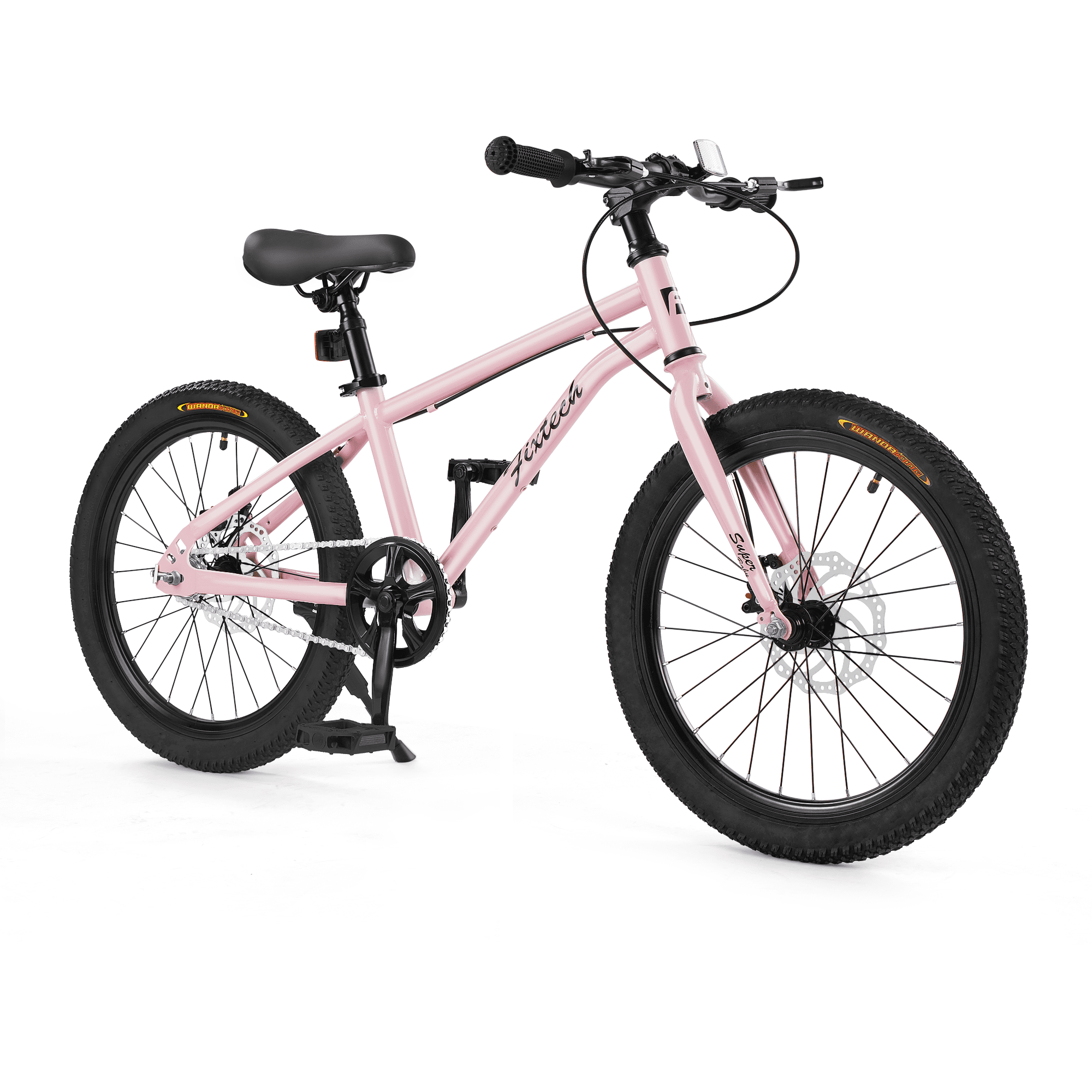 FIXTECH 20 Inch Children’s Bicycle with Double Disc Brake for Boys Girls Age 5-12 Years, Pink Sansujyuku sansujyuku.com