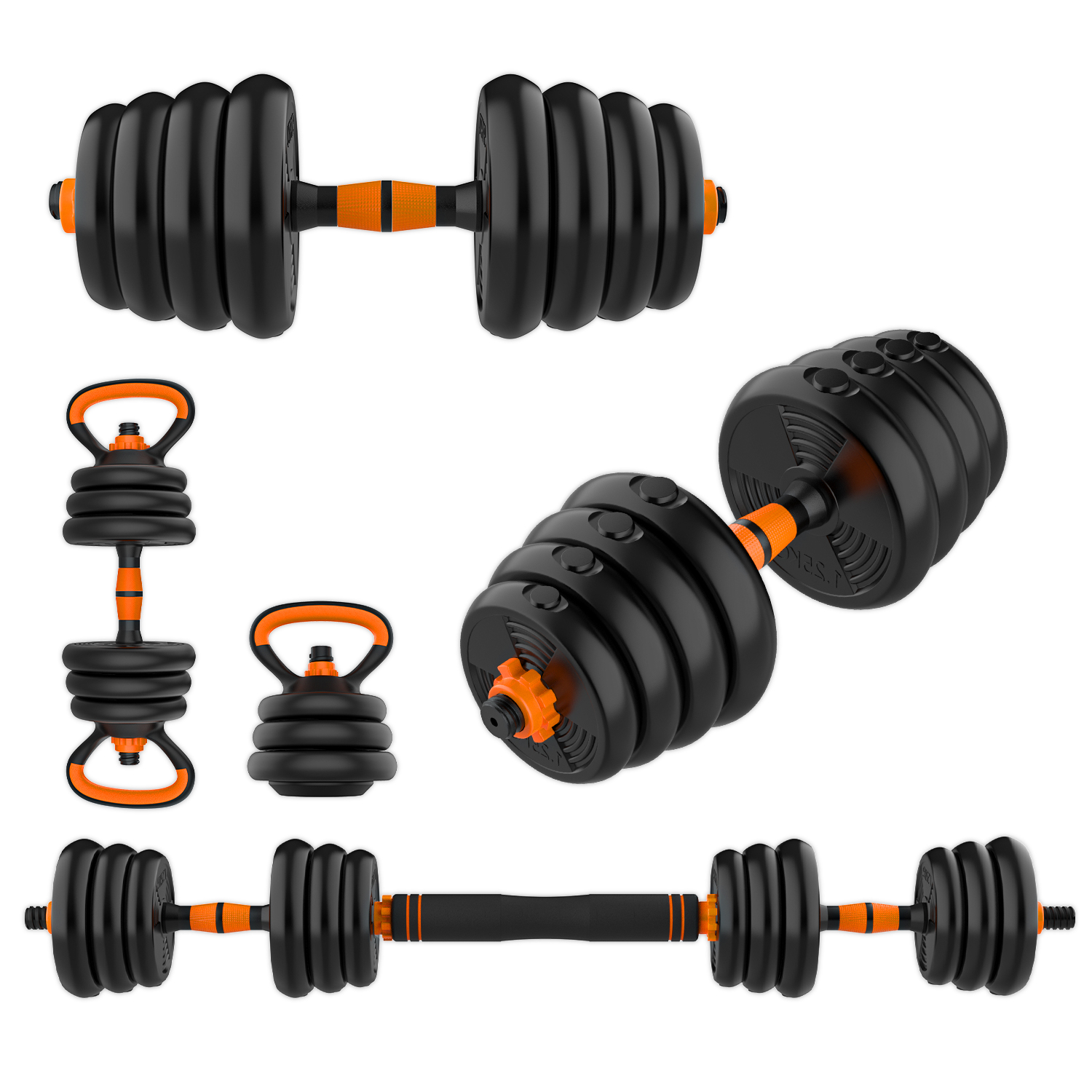 Natureasy Kettlebell Sets Adjustable Weights 5, 8, 9, 12 lbs Exercise