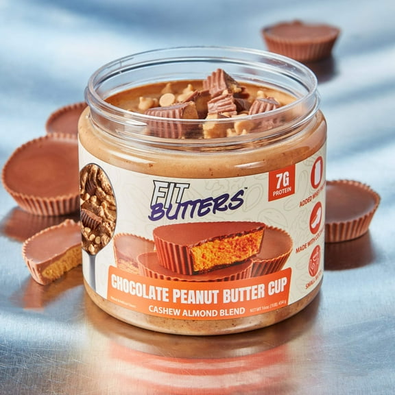FIt Butters Chocolate Peanut Butter Cup Cashew Almond Butter
