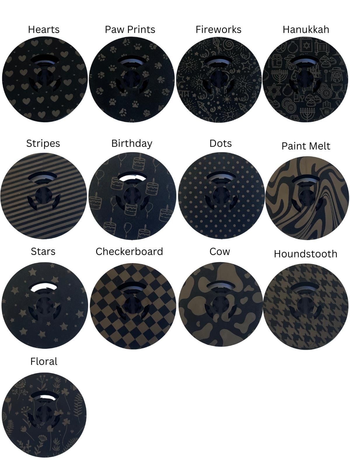 FJA Products Custom Spools With New Black Ribbon on 2 Inch Spool 1/2 ...