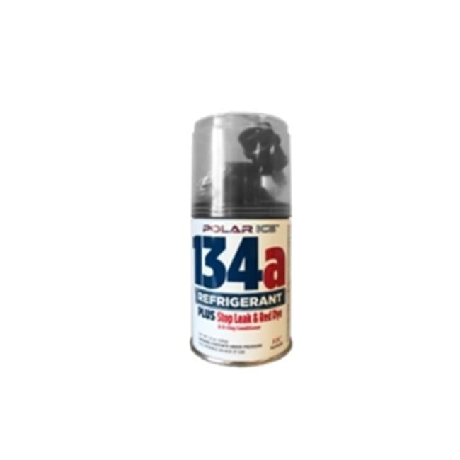FJC  12 oz R134 Plus Leak Stop & Red Dye with Dispensing Top