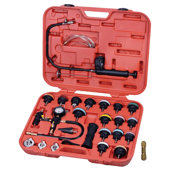 FJC 43664 28 Piece Radiator & Cap Pressure Tester Kit