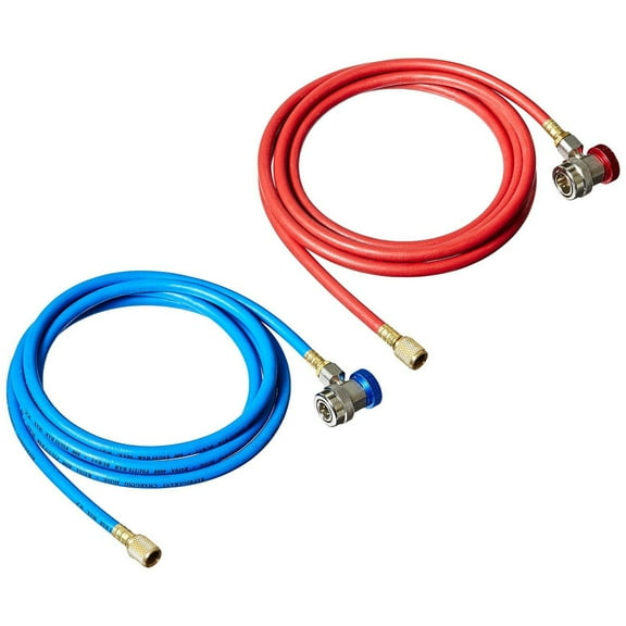 FJC 6448 R134a 10 ft. Hose Set with Manual Couplers
