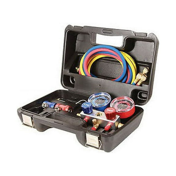 FJC 6850 R1234YF Aluminum Manifold Gauge Set