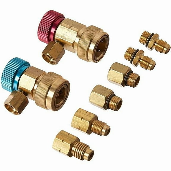 FJC A-C Products FJ6820 Conversion Kit R1234Yf with Manual Couplers