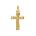 thumbnail image 1 of FJC Finejewelers 10 kt Yellow Gold Crucifix Charm 45 x 24 mm, 1 of 6