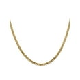 thumbnail image 1 of FJC Finejewelers 10 kt Yellow Gold Flat Beveled Curb Chain 24 Inches x 2.4 mm, 1 of 7