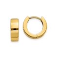 thumbnail image 1 of FJC Finejewelers 10 kt Yellow Gold Hinged Hoop Earrings 9 mm x 4 mm, 1 of 6