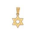 thumbnail image 1 of FJC Finejewelers 10 kt Yellow Gold Star of David Charm 18 x 11 mm, 1 of 6