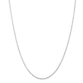 thumbnail image 1 of FJC Finejewelers 10k White Gold 2.9mm Bright Cut Lightweight Rope Chain Necklace, 1 of 4