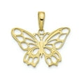 thumbnail image 1 of FJC Finejewelers 10k Yellow Gold Butterfly Cut-out Charm, 1 of 6