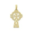 thumbnail image 1 of FJC Finejewelers 10k Yellow Gold Polished Celtic Cross Charm, 1 of 6
